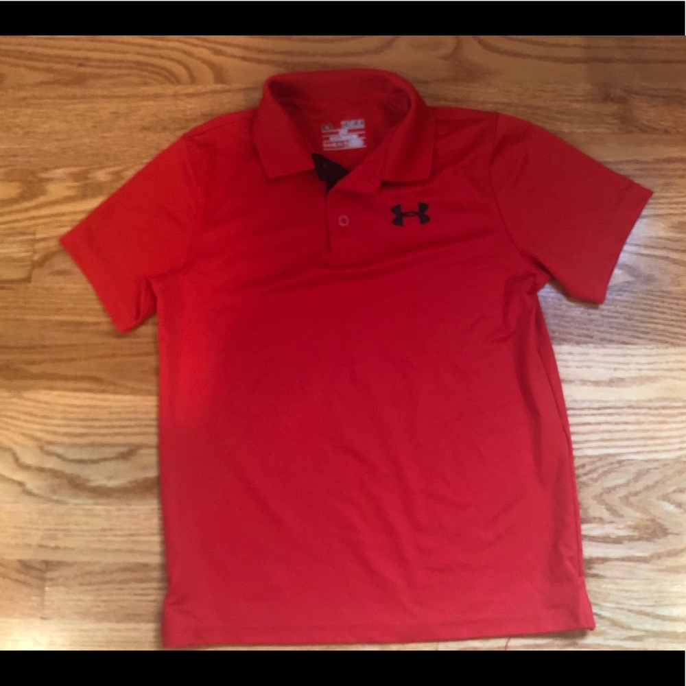 Boys Under Armour Heat Gear polo